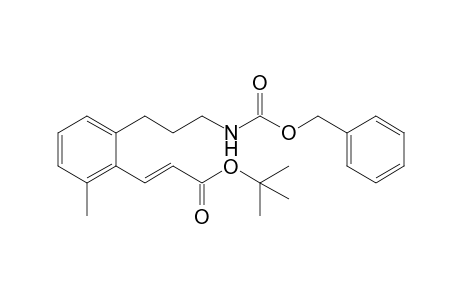 t-Butyl (2E)-3-[2-(3-{[(benzyloxy)carbonyl]amino}propyl)-6-methylphenyl]acrylate