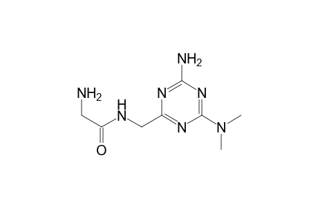 Acetamide, 2-amino-N-[[4-amino-6-(dimethylamino)-1,3,5-triazin-2-yl]methyl]-