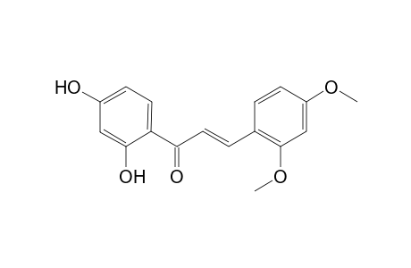 1-(2, 4-Dihydroxy-phenyl)-3-(2,4-dimethoxyphenyl)-propene-l-one