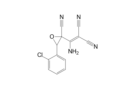 2-{Amino[3-(2-chlorophenyl)-2-cyanooxiran-2-yl]methylidene}malononitrile