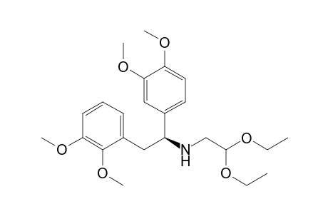 (1S)-N-(2,2-diethoxyethyl)-2-(2,3-dimethoxyphenyl)-1-(3,4-dimethoxyphenyl)ethanamine