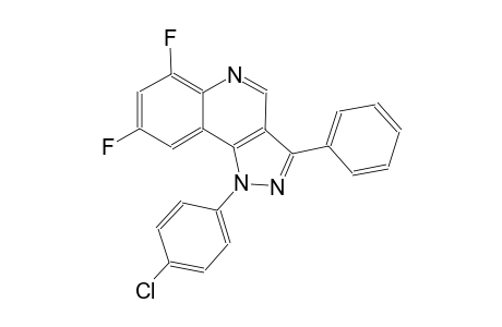 1-(4-chlorophenyl)-6,8-difluoro-3-phenyl-1H-pyrazolo[4,3-c]quinoline