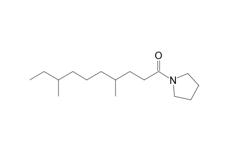 4,8-Dimethyldecanoic Acid - Pyrrolidide