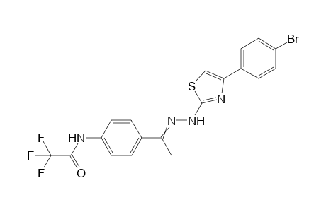 N-[4-(1-{[4-(4-Bromo-phenyl)-thiazol-2-yl]-hydrazono}-ethyl)-phenyl]-2,2,2-trifluoro-acetamide