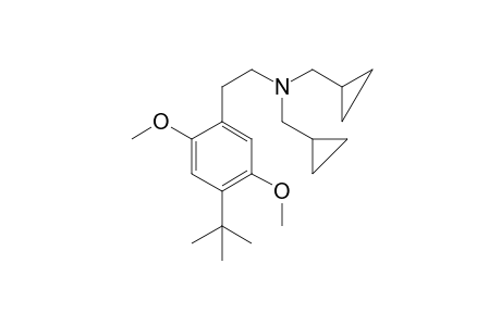 2C-TBU N,N-bis(cyclopropylmethyl)