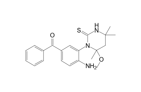 1-(2-Amino-5-benzoylphenyl)-6-methoxy-4,4,6-trimethylpyrimid-2-thione
