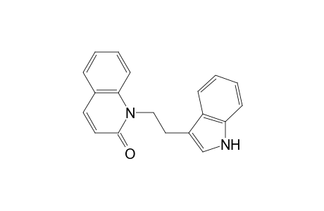 2(1H)-Quinolinone, 1-[2-(1H-indol-3-yl)ethyl]-