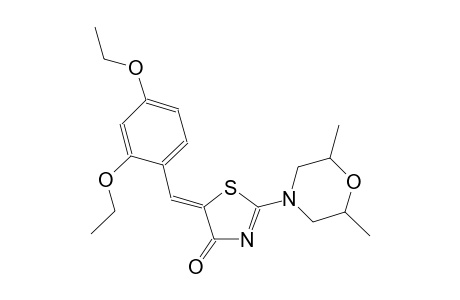 (5Z)-5-(2,4-diethoxybenzylidene)-2-(2,6-dimethyl-4-morpholinyl)-1,3-thiazol-4(5H)-one