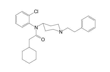 N-(2-Chlorophenyl)-2-cyclohexyl-N-[1-(2-phenylethyl)piperidin-4-yl]acetamide