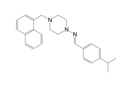 1-piperazinamine, N-[(E)-[4-(1-methylethyl)phenyl]methylidene]-4-(1-naphthalenylmethyl)-