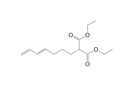 2-[(4E)-hepta-4,6-dienyl]malonic acid diethyl ester
