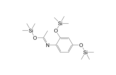 N-[1'-(Trimethylsilyloxy)ethylidene]-2(3), 4-bis[(trimethylsilyl)oxy]-aniline