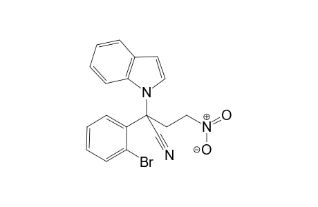 2-(2-bromophenyl)-2-(1H-indol-1-yl)-4-nitrobutanenitrile