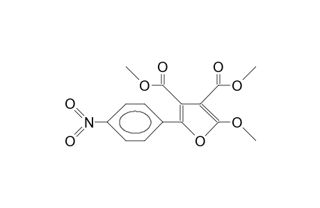 2-Methoxy-5-(4-nitro-phenyl)-furan-3,4-dicarboxylic acid, dimethyl ester