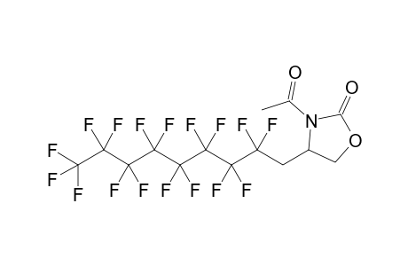 3-Acetyl-4-(2,2,3,3,4,4,5,5,6,6,7,7,8,8,9,9,9-heptadecafluorononyl)oxazolidin-2-one