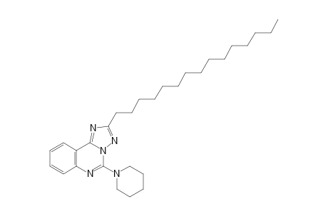 2-Pentadecyl-5-(1-piperidinyl)-[1,2,4]triazolo[1,5-c]quinazoline