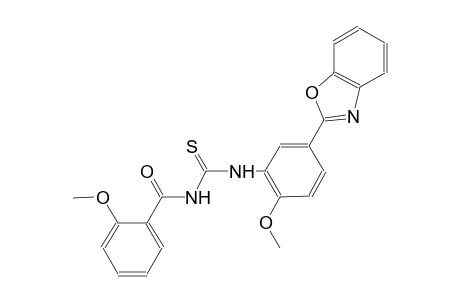 N-[5-(1,3-benzoxazol-2-yl)-2-methoxyphenyl]-N'-(2-methoxybenzoyl)thiourea