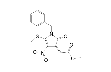 Methyl 2-[1-benzyl-5-(methylsulfanyl)-4-nitro-2-oxo-1,2-dihydro-3H-pyrrol-3-yliden]acetate