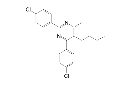 5-butyl-2,4-bis(4-chlorophenyl)-6-methylpyrimidine