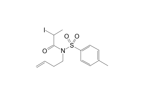 N-(But-3-enyl)-2-iodo-N-tosylpropanamide