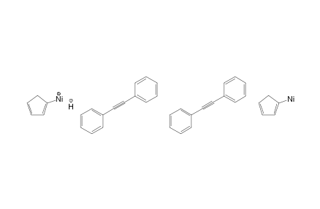bis(Cyclopentadienyl-nickel)-bis(diphenylethyne) - hydride