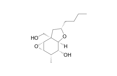 (1aSR,2SR,3RS,3aRS,5SR,6aRS,6bRS)-5-(n-Butyl)-octahydro-6a-(hydroxymethyl)-2-methyl-7-oxabicyclo[4.1.0]hept-1(6)-eno[3,2-b]furan-3-ol