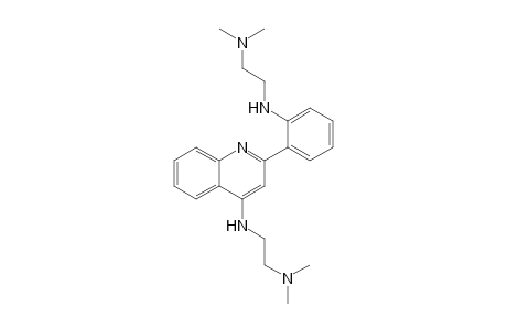 N-[2-(Dimethylamino)ethyl]-2-[2-[[2-(dimethylamino)ethyl]amino]phenyl]quinolin-4-amine