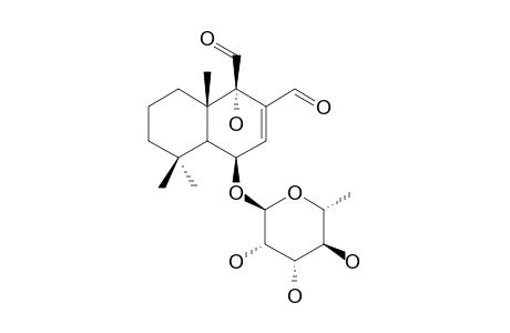 MUKAADIAL-6-O-ALPHA-L-RHAMNOPYRANOSIDE