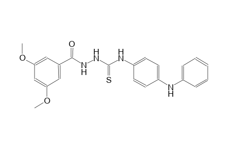 N-(4-anilinophenyl)-2-(3,5-dimethoxybenzoyl)hydrazinecarbothioamide