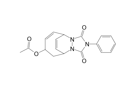 5,10-Etheno-1H-[1,2,4]triazolo[1,2-a][1,2]diazocine-1,3(2H)-dione, 7-(acetyloxy)-5,6,7,10-tetrahydro-2-phenyl-