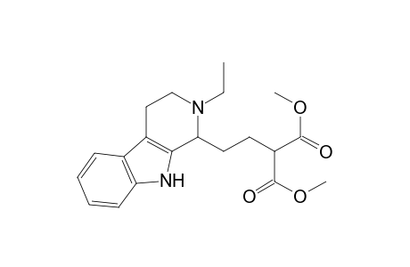 2-[2-(2-ethyl-1,3,4,9-tetrahydro-$b-carbolin-1-yl)ethyl]malonic acid dimethyl ester