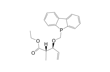 2,3-ANTI-3-(DIBENZOPHOSPHOL-5-YLMETHOXY)-2-METHYL-PENT-4-ENOIC-ACID-ETHYLESTER