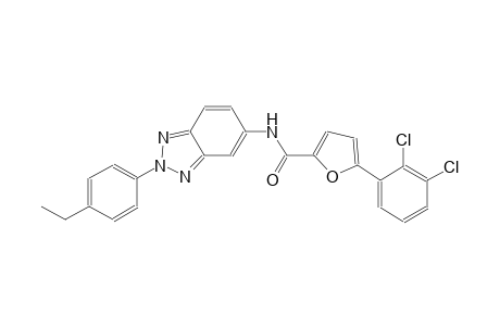 5-(2,3-dichlorophenyl)-N-[2-(4-ethylphenyl)-2H-1,2,3-benzotriazol-5-yl]-2-furamide