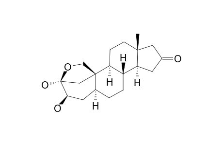 2-ALPHA,3-BETA-DIHYDROXY-ANDROSTAN-16-ONE-2-BETA,19-HEMIKETAL