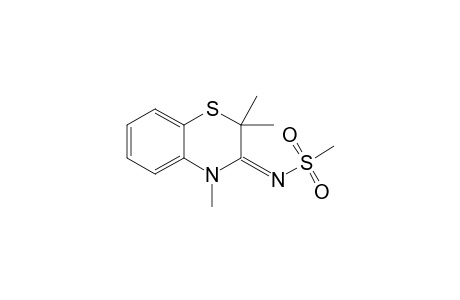 2H-1-Benzothiazin-3-imine, 3,4-dihydro-2,2,4-trimethyl-N-(methylsulfonyl)-