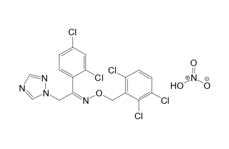 Ethanone, 1-(2,4-dichlorophenyl)-2-(1H-1,2,4-triazol-1-yl)-, O-[(2,3,6-trichlorophenyl)methyl]oxime, nitrate, salt