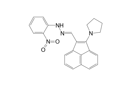 1-Formyl-2-(1'-pyrrolidinyl)acenaphthylene - (2'-nitrophenyl)hydrazone