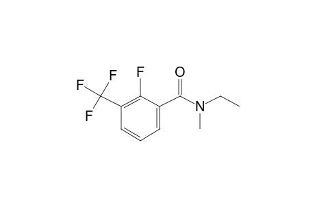 Benzamide, 2-fluoro-3-trifluoromethyl-N-methyl-N-ethyl-