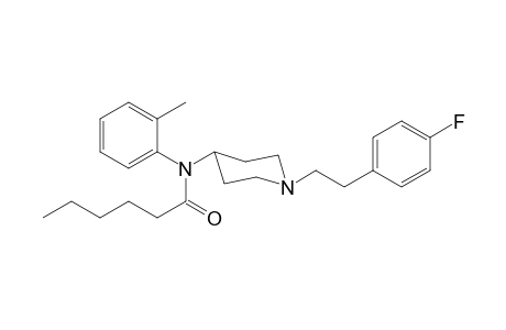 N-(1-[2-(4-Fluorophenyl)ethyl]piperidin-4-yl)-N-2-methylphenylhexanamide