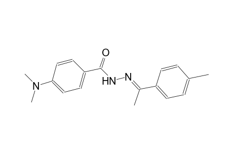 4-(dimethylamino)-N'-[(E)-1-(4-methylphenyl)ethylidene]benzohydrazide