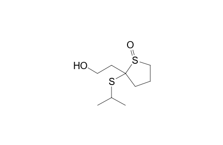 2-(Isopropylthio)-2-(2'-hydroxyethyl)thiolane - 1-oxide