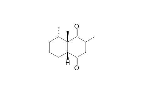 1,3,10-Trimethylbicyclo[4.4.0]decan-2,5-dione isomer