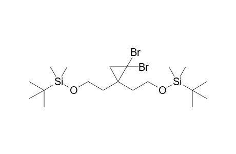 1,1-Dibromo-2,2-bis[2-(tert-butyldimethylsiloxy)ethyl]cyclopropane