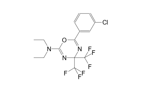 N-[6-(3-chlorophenyl)-4,4-bis(trifluoromethyl)-4H-1,3,5-oxadiazin-2-yl]-N,N-diethylamine