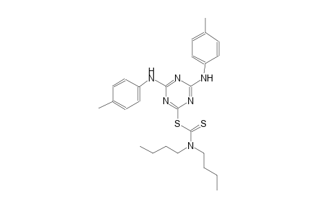 4,6-di(4-toluidino)-1,3,5-triazin-2-yl dibutyldithiocarbamate