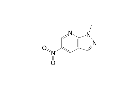 1-N-METHYL-5-NITRO-1H-PYRAZOLO-[3,4-B]-PYRIDINE