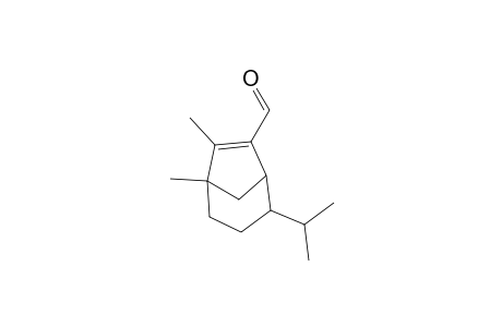 Bicyclo[3.2.1]oct-6-ene-6-carboxaldehyde, 1,7-dimethyl-4-(1-methylethyl)-, exo-(.+-.)-