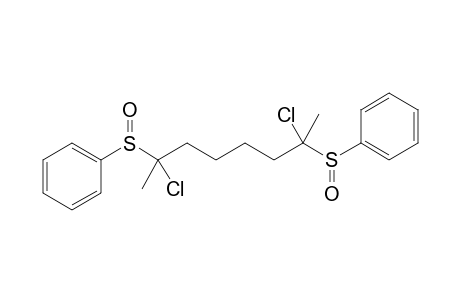 2,7-Dichloro-2,7-di(phenylsulfinyl)octane