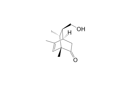 (1S*,4R*,7R*,8R*)-8-Hydroxymethyl-1,5,7-trimethylbicyclo[2.2.2]oct-5-en-2-one