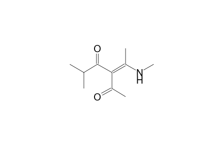 (3E)-5-methyl-3-[1-(methylamino)ethylidene]hexane-2,4-dione